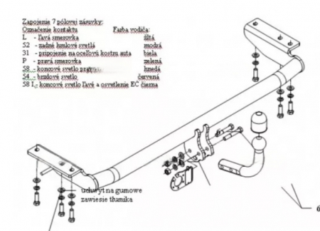 Carlig remorcare Volvo S60 2000 - 2010 demontabil automat cu maneta marca Autohak [1]