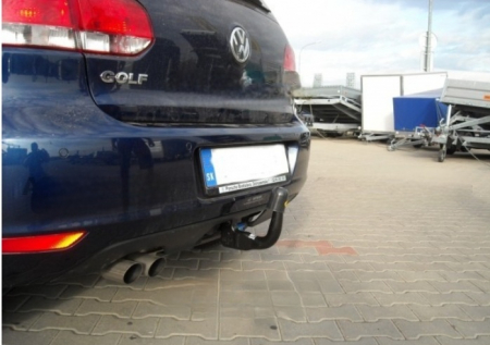 Carlig remorcare VW Golf 5, VW Golf 6 hatchback fabricat 2003 - 2010 demontabil vertical, marca Autohak [8]