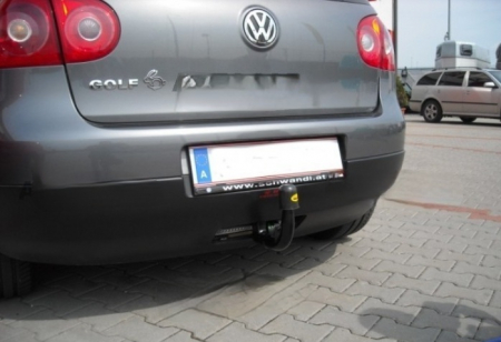 Carlig remorcare VW Golf 5, VW Golf 6 hatchback fabricat 2003 - 2010 demontabil vertical, marca Autohak [17]