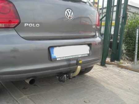 Carlig remorcare VW Polo 3/5 usi 2009 - 2017 demontabil automat cu maneta marca Autohak [5]