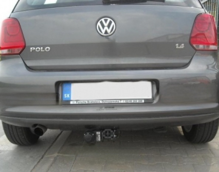 Carlig remorcare VW Polo 3/5 usi 2009 - 2017 demontabil automat cu maneta marca Autohak [2]