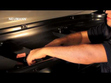 Cutie portbagaj Aleo Whale 200 Negru Mat [2]