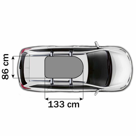 Cutie portbagaj Thule Ocean 80, Negru lucios [4]