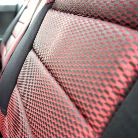 Huse universale premium pentru scaune auto rosu+negru - CARGUARD [3]