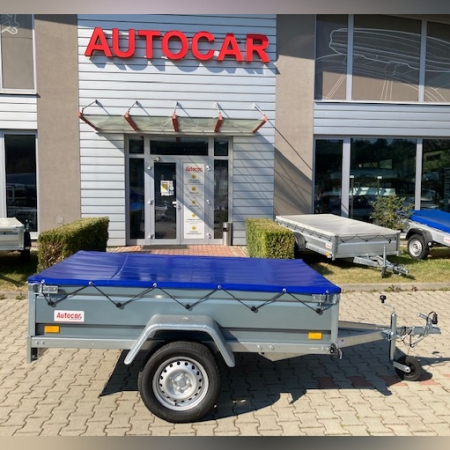 Remorca cu prelata 750 kg punte simpla 2050x1220x390 mm [1]