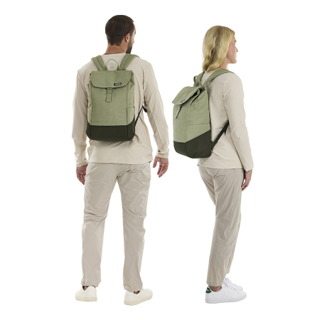 Rucsac urban cu compartiment laptop, Thule, Lithos, 16L, Quiet green [3]