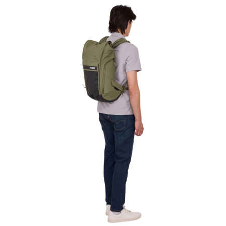 Rucsac urban cu compartiment laptop, Thule, Paramount Commuter, 20L, Soft Green [4]
