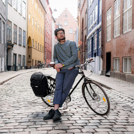 Rucsac urban hibrid pentru bicicleta, cu compartiment  laptop, Thule, Paramount, 26L, Black [5]