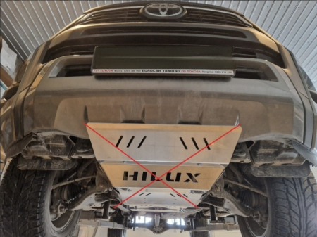 Scut Aluminiu Cutie de Viteze Toyota Hilux Invincible (2021 - Prezent) - 4mm [5]