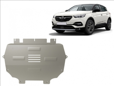 Scut Aluminiu 3mm Motor, Cutie, Radiator și Bară Opel Grandland X (2017+) [1]