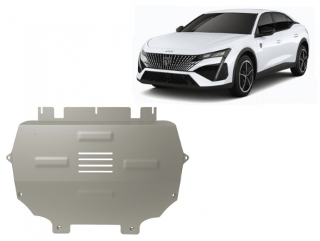 Scut Aluminiu 3mm Motor, Cutie, Radiator și Bară Peugeot 408 (2022+) [1]