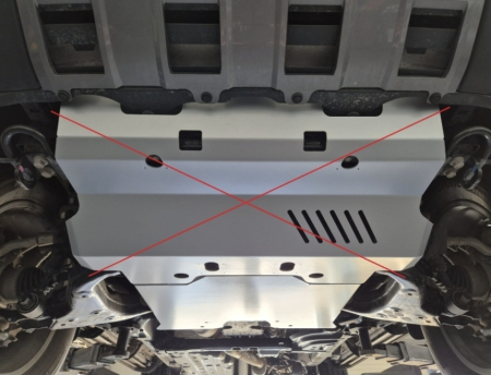 Scut protecție motor și grup față aluminiu 4mm Toyota Land Cruiser J250. [3]