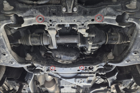 Scut protecție motor și grup față aluminiu 4mm Toyota Land Cruiser J250. [2]