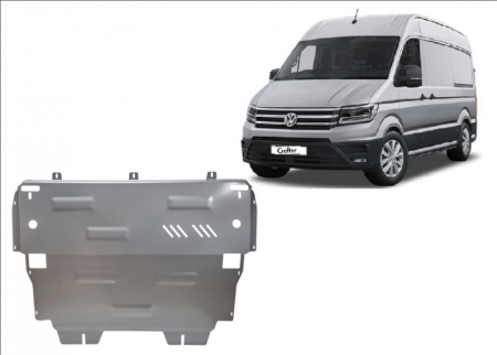 Scut motor aluminiu Volkswagen Crafter 2017 - prezent grosime 3 mm [1]