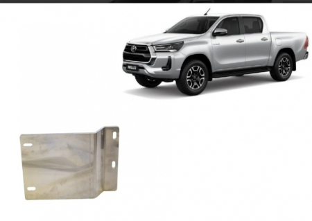 Scut Aluminiu Senzor Filtru Particule Toyota Hilux Invincible (2021 - Prezent) - 4mm [1]