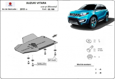 Scut motor Suzuki - Scut metalic diferential Suzuki Vitara dupa 2015