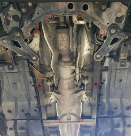 Scut Metalic Antifurt Catalizator Toyota Auris (2007 - 2012) - Cod 00.160 - Protecție Oțel 2mm [2]