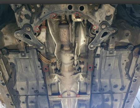 Scut metalic antifurt catalizator Toyota Verso (2007 - 2018) - Protecție 2mm [3]