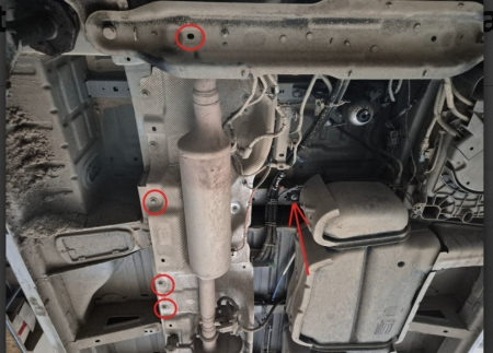 Scut Metalic Anti-Furt Catalizator și Sistem Stop & Go Nissan Interstar (2024+) [3]
