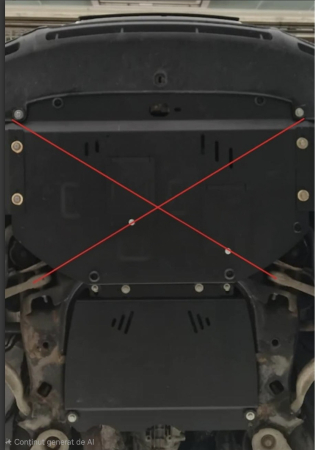 Scut metalic cutie de viteze automata Audi A4 B6 2000-2005 [5]