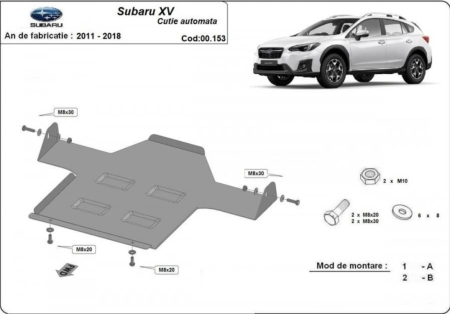 Scut motor Subaru - Scut Cutie Viteze Automata Subaru XV 2011-2018 Cod 00.153
