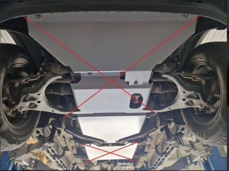 Scut metalic cutie de viteze automată VW Amarok (2022 - 2026) - Oțel 3mm - Karmaster [4]