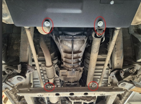 Scut metalic cutie de viteze Hyundai Terracan 2001 - 2007 [2]