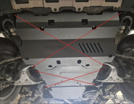 Scut metalic cutie de viteze reductor oțel 3mm Lexus GX 2024+ [6]