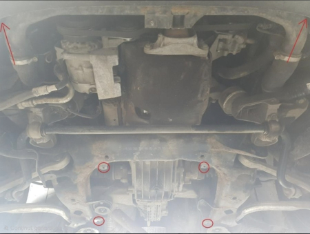 Scut metalic cutie de viteze manuala Audi A6 1997-2004 [3]