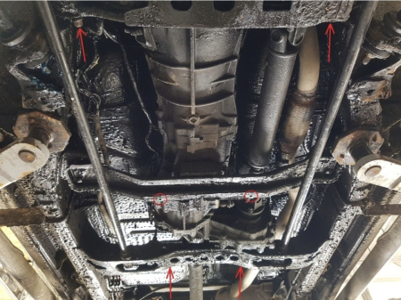 Scut metalic cutie de viteze si reductor Nissan Terrano II 1992-2007 Karmaster, otel 3mm, cod 00.120 [2]