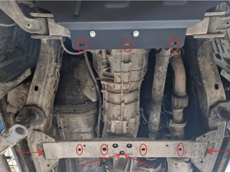 Scut metalic cutie de viteze reductor Nissan Pathfinder 2005-2015 Karmaster, otel 3mm, cod 00.112 [3]