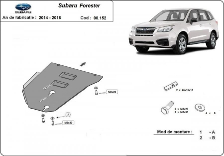 Scut motor Subaru - Scut metalic cutie de viteze Subaru Forester 4 2014 - 2018