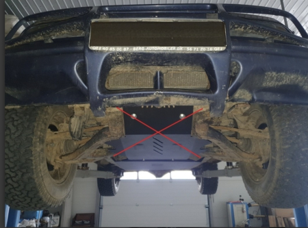 Scut Metalic Cutie de Viteze Suzuki Vitara (1988 - 1999) Protecție Oțel 3mm [6]