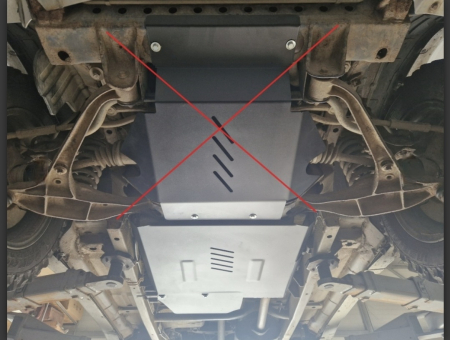 Scut Metalic Protecție Cutie Viteze și Reductor Suzuki Vitara (1988 - 1999) - Oțel 2.5mm, Cod 00.221 [6]