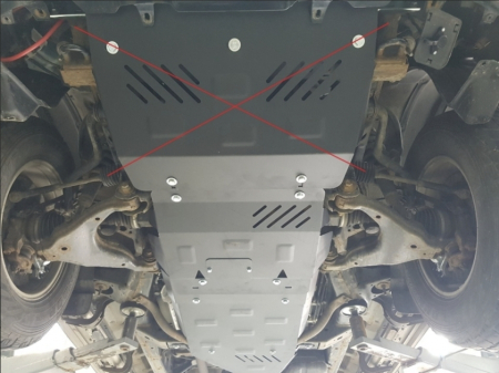 Scut Metalic Cutie de Viteze Toyota FJ Cruiser (2006-2018) - Oțel 2.5mm Karmaster [6]