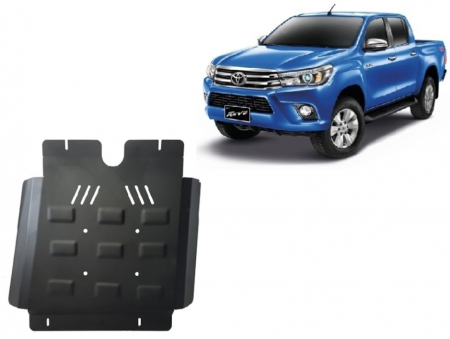 Scut Metalic Protecție Cutie de Viteze Toyota Hilux Revo 2016-2026 - Oțel 3 milimetri Karmaster [1]