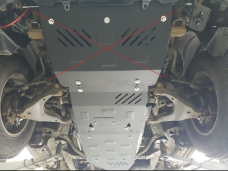 Scut Metalic Cutie Viteze Oțel 2.5mm Toyota Land Cruiser J120 2002-2009 - Protecție Transmisie [6]