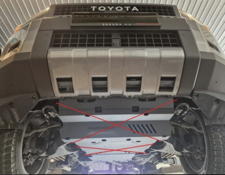 Scut Metalic Cutie Viteze și Reductor Oțel 3mm Toyota Land Cruiser J250 2024-2026 - Protecție Transmisie [8]