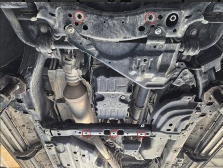 Scut Metalic Cutie Viteze și Reductor Oțel 3mm Toyota Land Cruiser J250 2024-2026 - Protecție Transmisie [3]