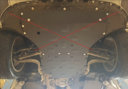 Scut metalic cutie de viteze VW Touareg (2018-Prezent) 2mm - karmaster.ro [7]