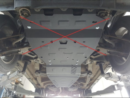 Scut Metalic Cutie de Viteze și Reductor Oțel 3mm Suzuki Grand Vitara (2005 - 2019) – Protecție Transmisie Cod 00.159 [6]