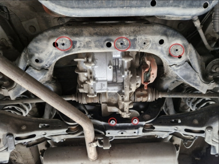 Scut metalic diferential spate Toyota RAV 4 Hybrid 2026+ [3]