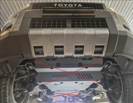 Scut Metalic Motor și Grup Față Oțel 3mm Toyota Land Cruiser J250 2024-2026 - Protecție Off-Road [8]