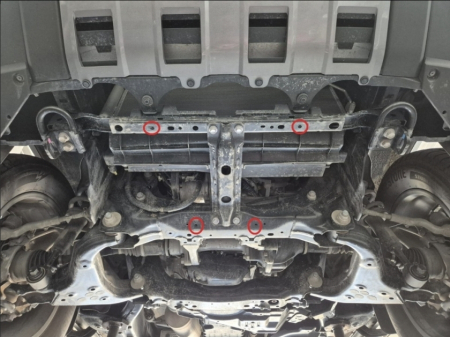Scut metalic radiator oțel 3mm Lexus GX 2024+ [3]