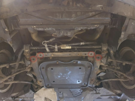 Scut metalic radiator si sub bara BMW Seria 3 E90 fabricat intre 2004 -2013 [1]