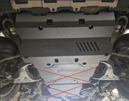 Scut Metalic Radiator Oțel 3mm Toyota Land Cruiser J250 2024-2026 - Protecție Frontală Premium [6]