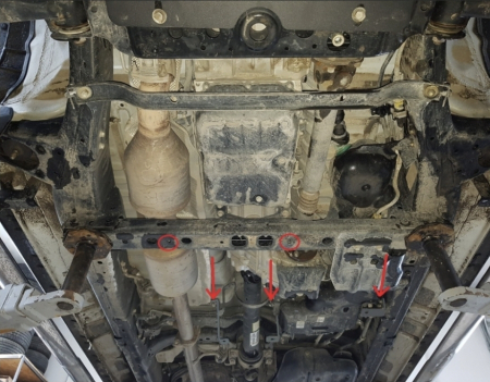 Scut Metalic Protecție Reductor Toyota Hilux Revo 2016-2021 - Oțel 3 milimetri Karmaster [2]