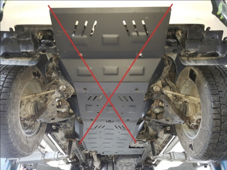 Scut Metalic Protecție Reductor Toyota Hilux Revo 2016-2021 - Oțel 3 milimetri Karmaster [4]