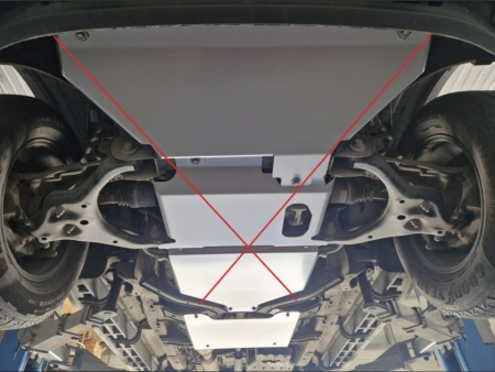 Scut metalic reductor VW Amarok (2022 - 2026) - Oțel 3mm - Karmaster [6]