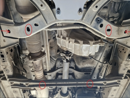 Scut metalic reductor VW Amarok (2022 - 2026) - Oțel 3mm - Karmaster [3]